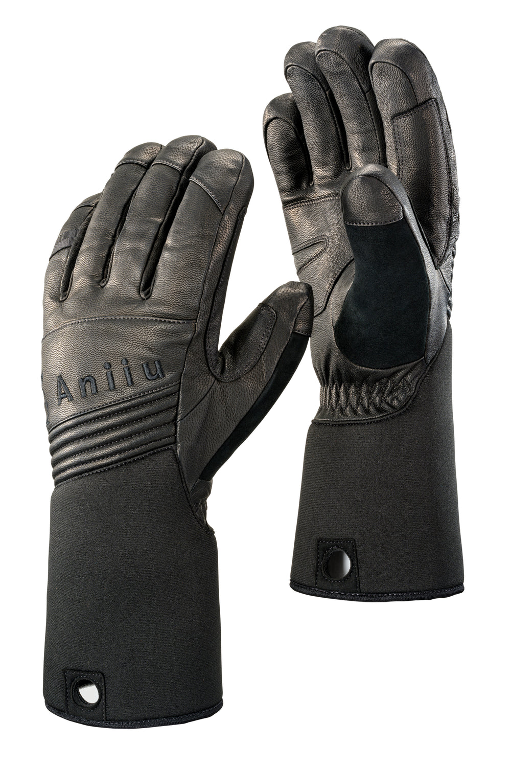 Tyree NeoCuff gloves product image, tuxedo black color