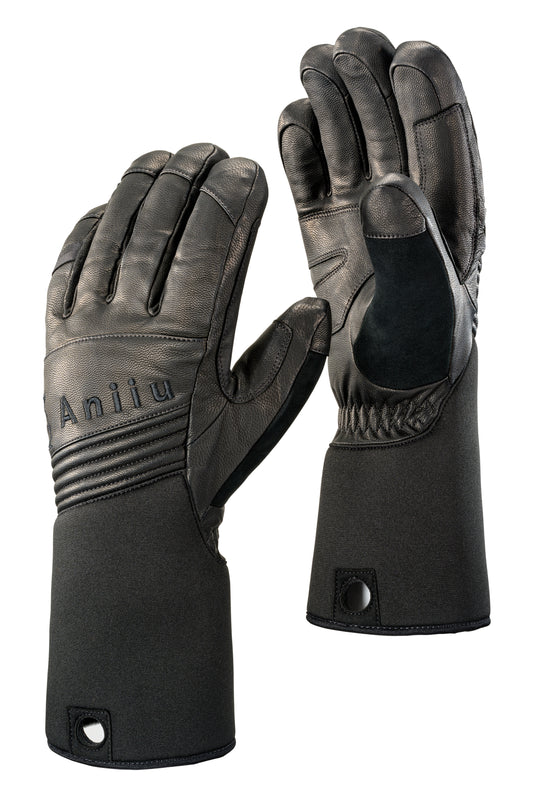 Tyree NeoCuff gloves product image, tuxedo black color