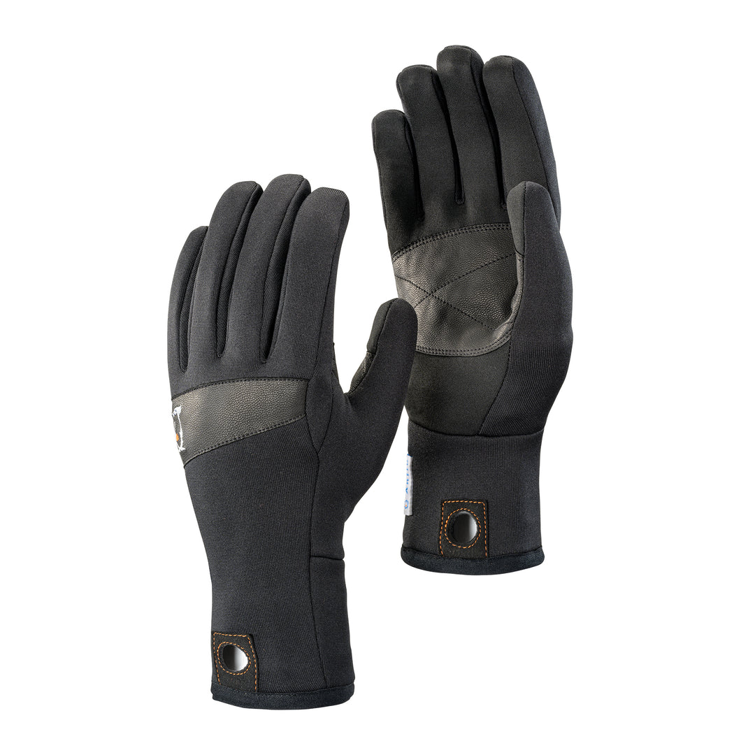 Aniiu 200g liner glove product image-tuxedo black color